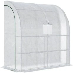 OutSunny Walk-In Lean To Greenhouse W/Window&Door 200Lx