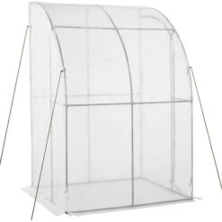 OutSunny Walk-In Lean To Greenhouse W/ Zippered