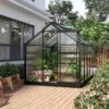 OutSunny Walk-In Polycarbonate Greenhouse Plant Grow Galvanized -Gardena Store OutSunny Walk In Polycarbonate Greenhouse Plant Grow Galvanized