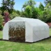 OutSunny Walk-In Polytunnel Greenhouse Warm Garden Tunnel Shelter Plant -Gardena Store OutSunny Walk In Polytunnel Greenhouse Warm Garden Tunnel Shelter Plant