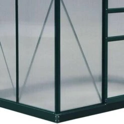 OutSunny Walk-in Greenhouse 6x4ft Aluminum Polycarbonate -Gardena Store OutSunny Walk in Greenhouse 6x4ft Aluminum Polycarbonate 2
