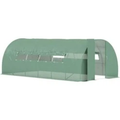 OutSunny Walk-in Polytunnel Greenhouse