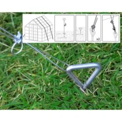 Palram ANCHORING KIT- GREENHOUSES & SKYLIGHT SHEDS