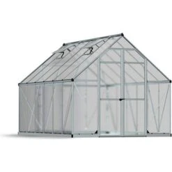 Palram ESSENCE GREENHOUSE 8X12 SILVER