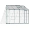 Palram LEAN TO GROW HOUSE 8X4 SILVER HYBRID -Gardena Store Palram LEAN TO GROW HOUSE 8X4 SILVER HYBRID