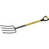 Roughneck ROU68140 Digging Fork, Yellow & Black 1 Roughneck ROU68140 Digging Fork, Yellow & Black -Gardena Store Roughneck ROU68140 Digging Fork Yellow Black