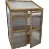 Selections Wooden Framed Polycarbonate Growhouse Mini Greenhouse -Gardena Store Selections Wooden Framed Polycarbonate Growhouse Mini Greenhouse