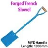 Solid Forged Steel 1000mm Trench Digging Shovel Myd -Gardena Store Solid Forged Steel 1000mm Trench Digging Shovel myd