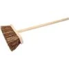 Stiff Bristle Wooden Broom Head & Handle 12in. -Gardena Store Stiff Bristle Wooden Broom Head Handle 12in