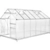Tectake 6.93m² With Base Aluminum Polycarbonate -Gardena Store tectake 6.93m² with Base Aluminum Polycarbonate