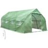 Tectake Foil Tent 18m² Stainless Steel Plastic -Gardena Store tectake Foil Tent 18m² Stainless steel Plastic