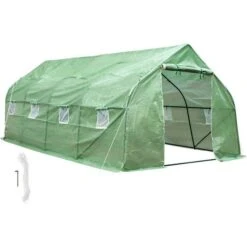 Tectake Foil Tent 18m² Stainless Steel Plastic