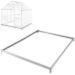 Tectake Foundation 3.7m² Stainless Steel