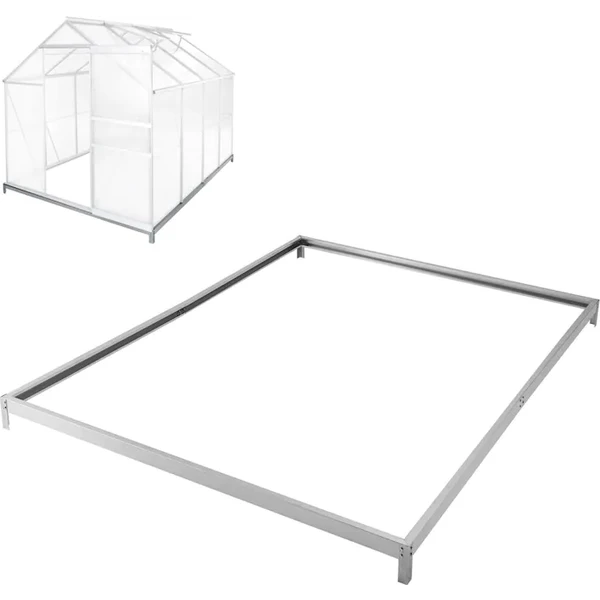 Tectake Foundation 4.41m² Stainless Steel 4 Tectake Foundation 4.41m² Stainless Steel - Image 2