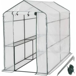 Tectake Tarpaulin 2.1m² Stainless Steel Plastic