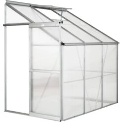 Tectake Wall 2.39 M² Aluminum Polycarbonate