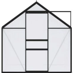 VidaXL 312057 2.47m² Aluminum Polycarbonate -Gardena Store vidaXL 312057 2.47m² Aluminum Polycarbonate 2