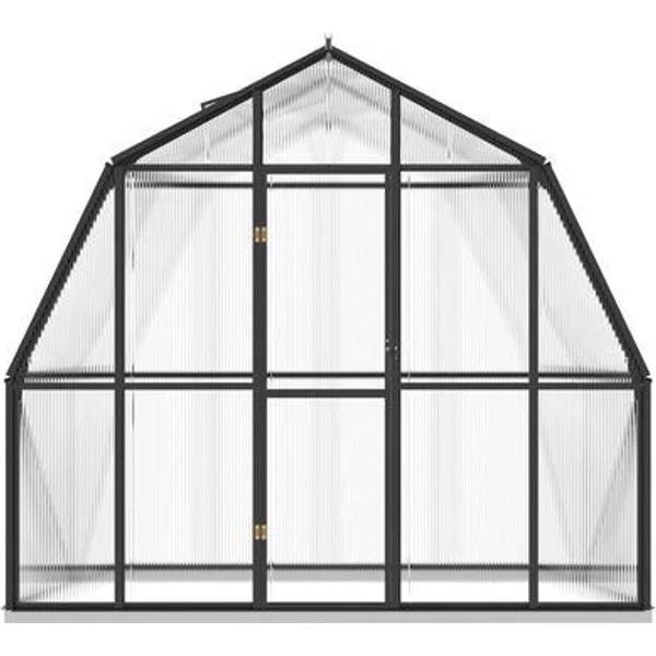 VidaXL 317824 3.3m² Aluminum Polycarbonate 4 VidaXL 317824 3.3m² Aluminum Polycarbonate - Image 2