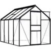 VidaXL 48210 4.75 M² Aluminum Polycarbonate -Gardena Store vidaXL 48210 4.75 m² Aluminum Polycarbonate