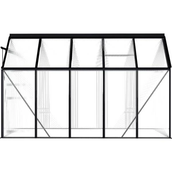 VidaXL 48211 5.89m² Aluminum Polycarbonate 6 VidaXL 48211 5.89m² Aluminum Polycarbonate - Image 4