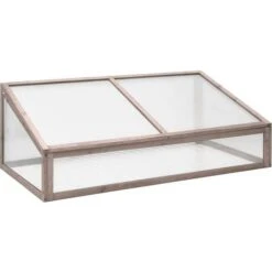 VidaXL Gewächshaus Grau Tannenholz Grau, N/A