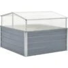 VidaXL Greenhouse 100x100x85cm Aluminum -Gardena Store vidaXL Greenhouse 100x100x85cm Aluminum