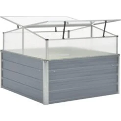 VidaXL Greenhouse 100x100x85cm Aluminum -Gardena Store vidaXL Greenhouse 100x100x85cm Aluminum 2