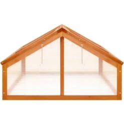 VidaXL Greenhouse 114x80x50cm Wood -Gardena Store vidaXL Greenhouse 114x80x50cm Wood 3