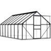 VidaXL Greenhouse With Base 8.17m² Aluminum Polycarbonate -Gardena Store vidaXL Greenhouse with Base 8.17m² Aluminum Polycarbonate