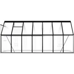 VidaXL Greenhouse With Base 8.17m² Aluminum Polycarbonate -Gardena Store vidaXL Greenhouse with Base 8.17m² Aluminum Polycarbonate 3