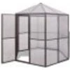 VidaXL Växthus 5.0m² Aluminum Polycarbonate -Gardena Store vidaXL Vaexthus 5.0m² Aluminum Polycarbonate