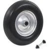 VidaXL Wheelbarrow Wheel With Axle Solid PU 4.00-8 390mm